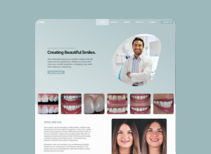 Dental clinic website design