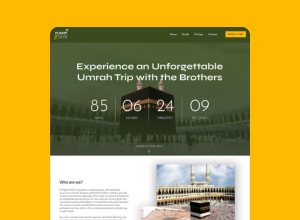 Flight2Faith travel site design