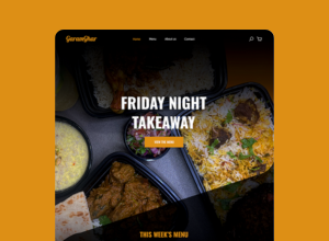 GaramGhar website design
