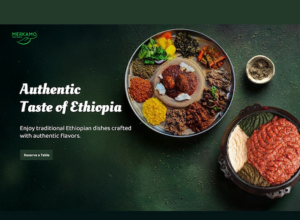 Merkamo restaurant website preview