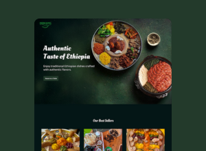 Merkamo landing page design