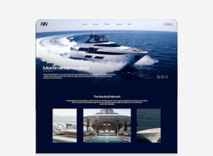 Nautical Network marketing website design