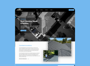 Roof Repair & Restoration website design