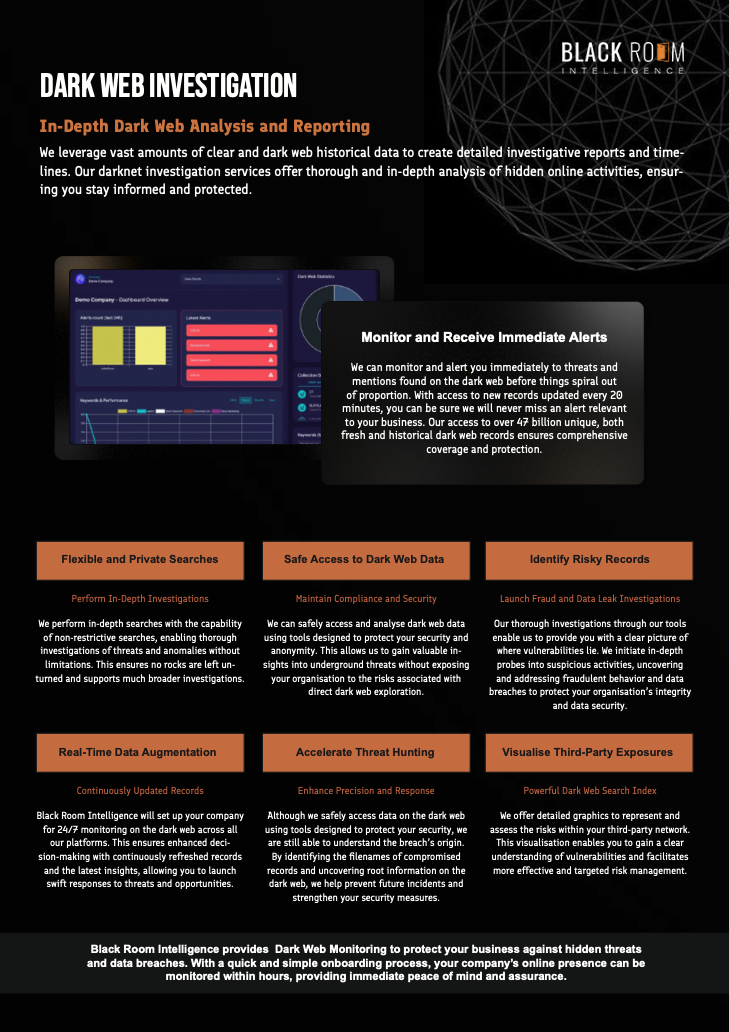 A5 leaflet front: new service launch