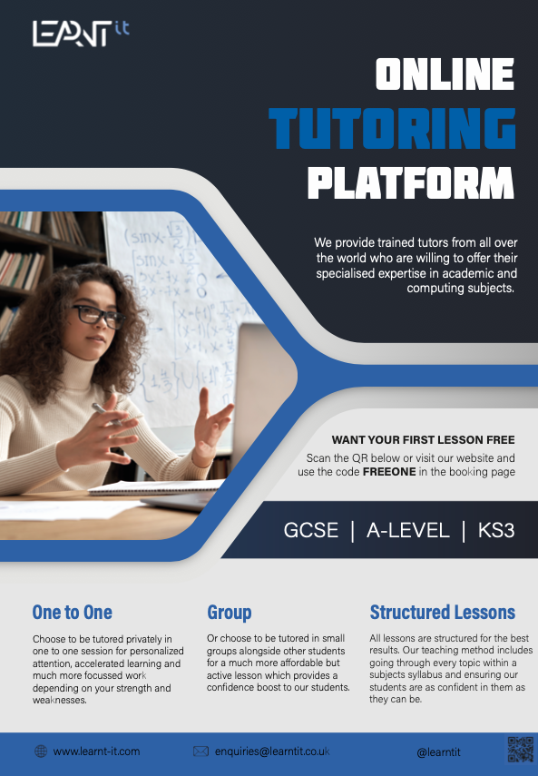 Restaurant trifold menu (outside panels)