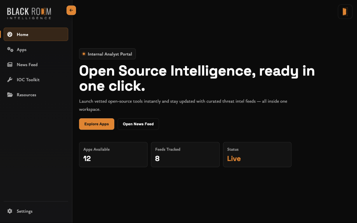 RSS intelligence feed